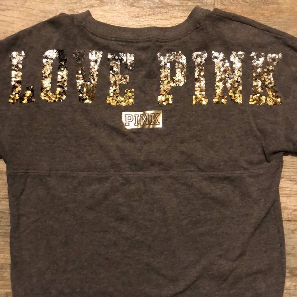 VS PINK gray Sweatshirt